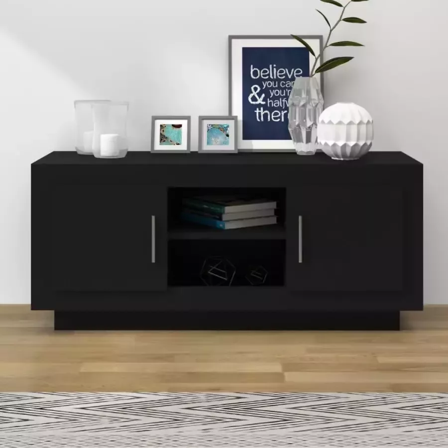 ForYou Prolenta Premium Tv-meubel 102x35x45 cm bewerkt hout zwart