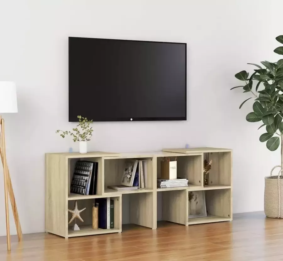 ForYou Prolenta Premium Tv-meubel 104x30x52 cm spaanplaat sonoma eikenkleurig