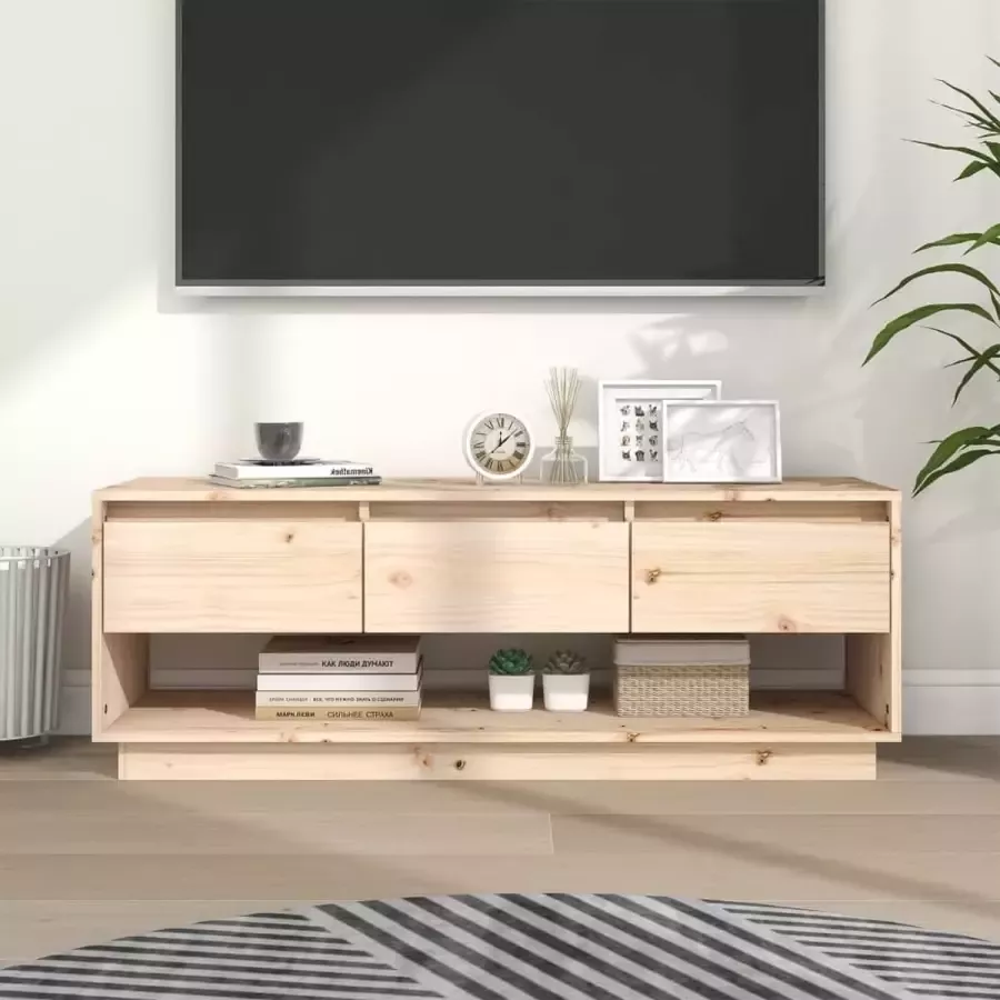 ForYou Prolenta Premium Tv-meubel 110 5x34x40 cm massief grenenhout