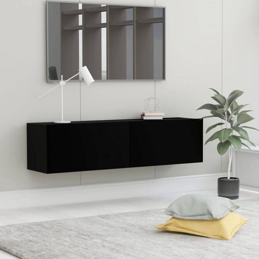 ForYou Prolenta Premium Tv-meubel 120x30x30 cm bewerkt hout zwart