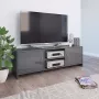 ForYou Prolenta Premium Tv-meubel 120x30x37 5 cm bewerkt hout hoogglans grijs - Thumbnail 1