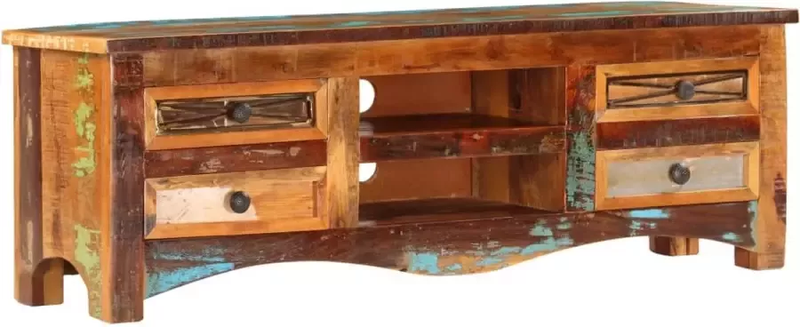 ForYou Prolenta Premium Tv-meubel 120x30x40 cm massief gerecycled hout - Foto 5