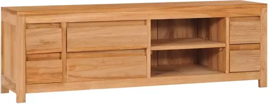 ForYou Prolenta Premium Tv-meubel 120x30x40 cm massief teakhout - Foto 3