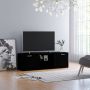 ForYou Prolenta Premium Tv-meubel 120x34x37 cm bewerkt hout zwart - Thumbnail 1