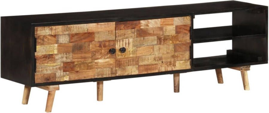 ForYou Prolenta Premium Tv-meubel 140x30x45 cm ruw mangohout en massief acaciahout