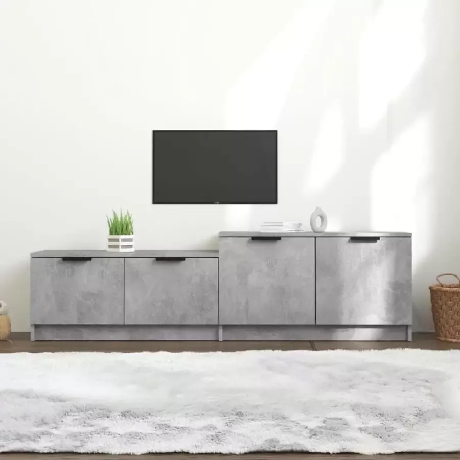 ForYou Prolenta Premium Tv-meubel 158 5x36x45 cm bewerkt hout betongrijs