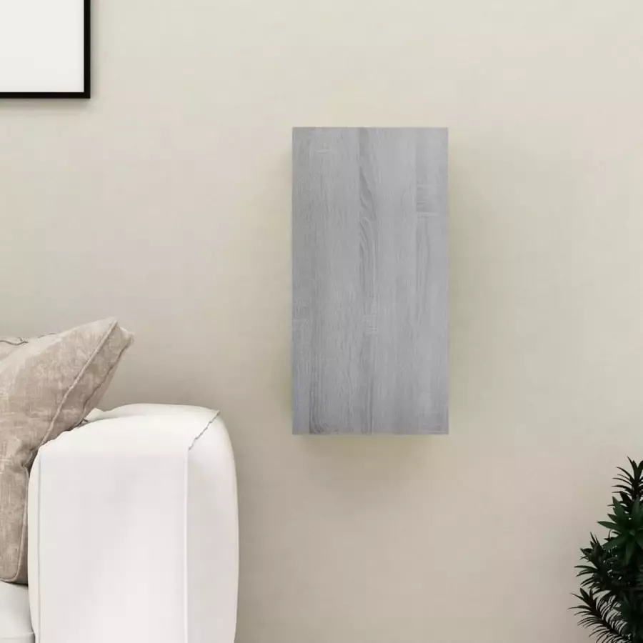 ForYou Prolenta Premium Tv-meubel 30 5x30x60 cm bewerkt hout grijs sonoma eikenkleurig