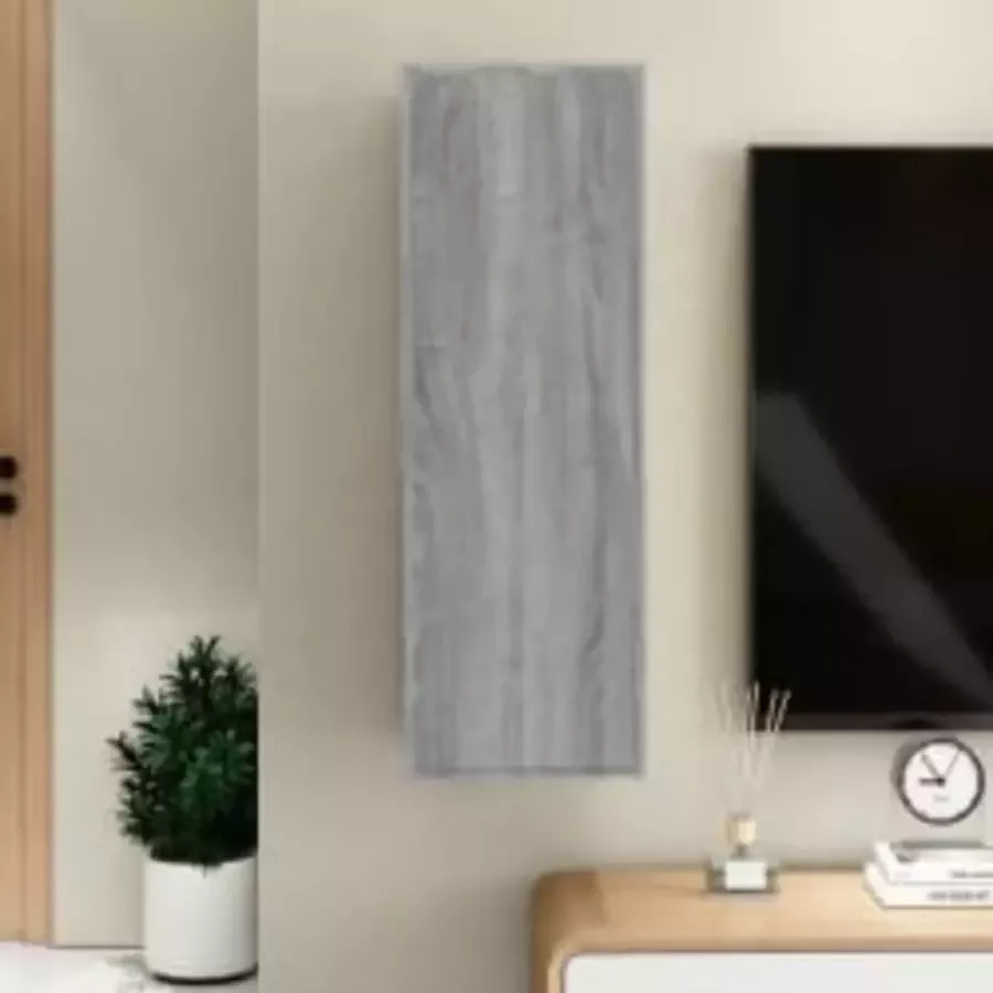 ForYou Prolenta Premium Tv-meubel 30 5x30x90 cm bewerkt hout grijs sonoma eikenkleurig