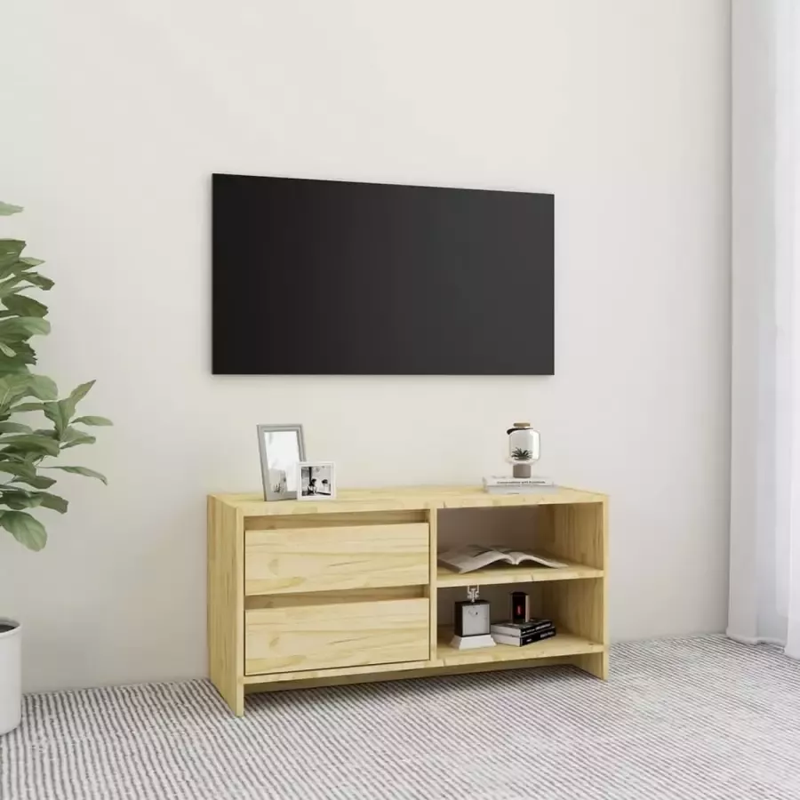 ForYou Prolenta Premium Tv-meubel 80x31x39 cm massief grenenhout