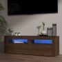 ForYou Prolenta Premium Tv-meubel met LED-verlichting 120x35x40 cm bruin eikenkleurig - Thumbnail 2