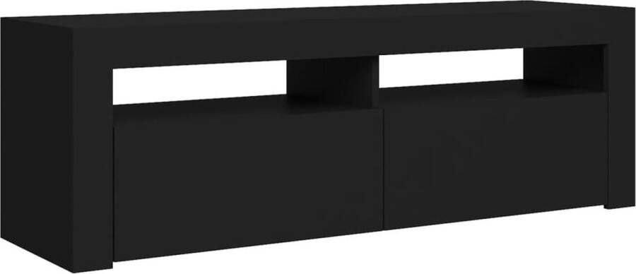 ForYou Prolenta Premium Tv-meubel met LED-verlichting 120x35x40 cm zwart