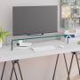 ForYou Prolenta Premium Tv-meubel monitorverhoger transparant 80x30x13 cm glas - Thumbnail 2