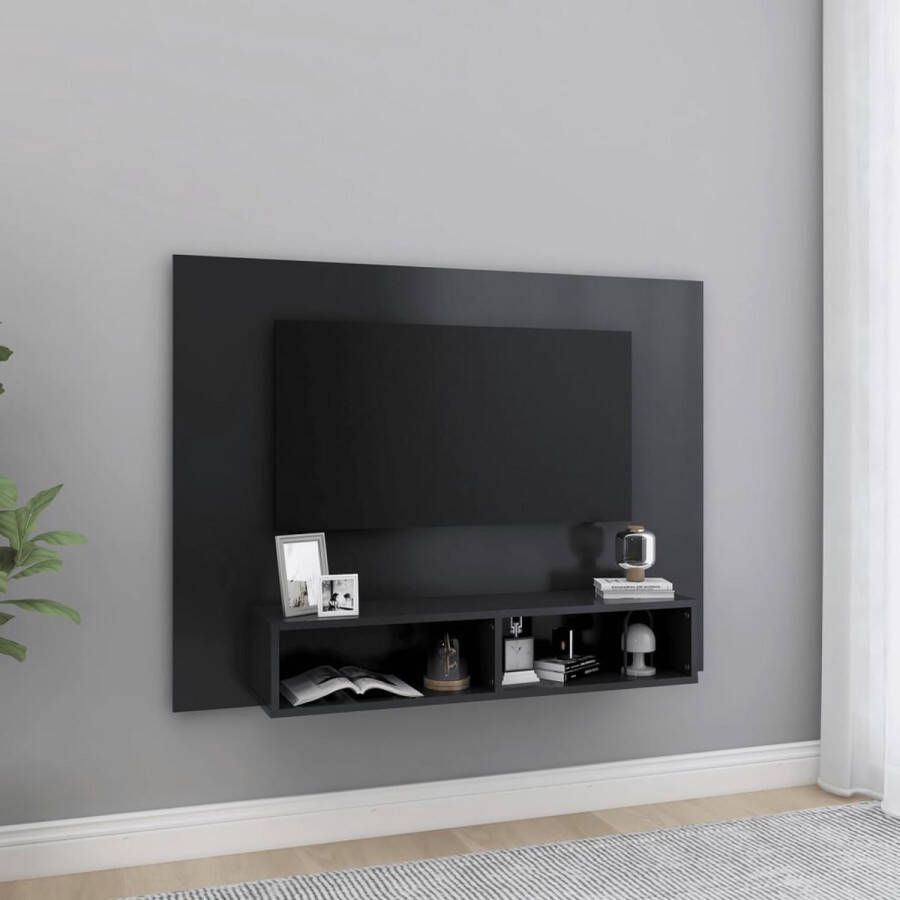 ForYou Prolenta Premium Tv-wandmeubel 120x23 5x90 cm spaanplaat grijs