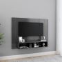 ForYou Prolenta Premium Tv-wandmeubel 120x23 5x90 cm spaanplaat hoogglans grijs - Thumbnail 2