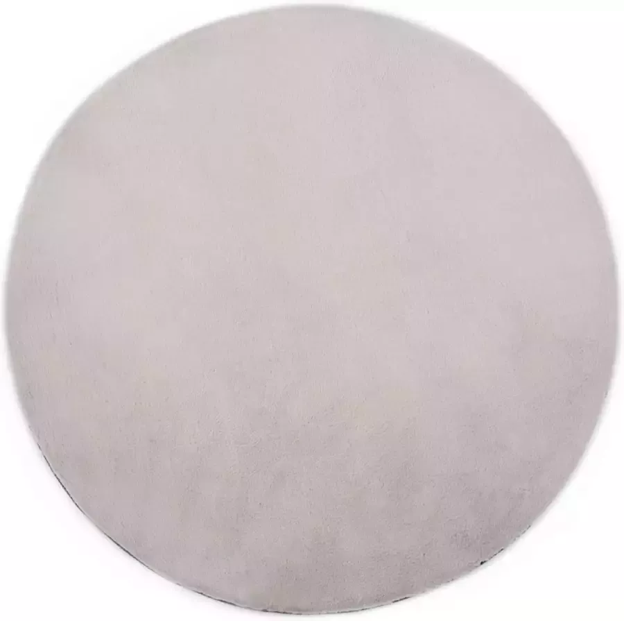 ForYou Prolenta Premium Vloerkleed 160 cm kunstkonijnenbont grijs