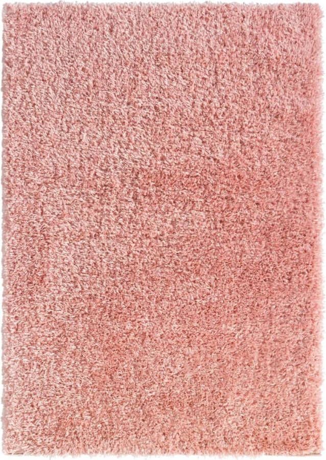 ForYou Prolenta Premium Vloerkleed shaggy hoogpolig 50 mm 120x170 cm roze