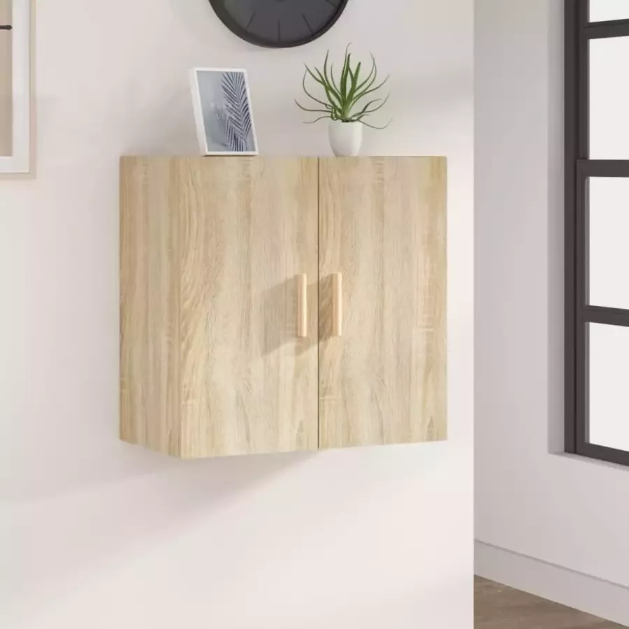 ForYou Prolenta Premium Wandkast 60x30x60 cm bewerkt hout sonoma eikenkleurig