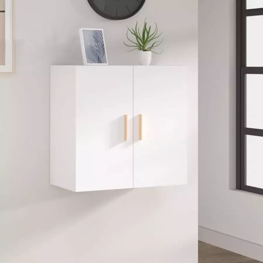 ForYou Prolenta Premium Wandkast 60x30x60 cm bewerkt hout wit