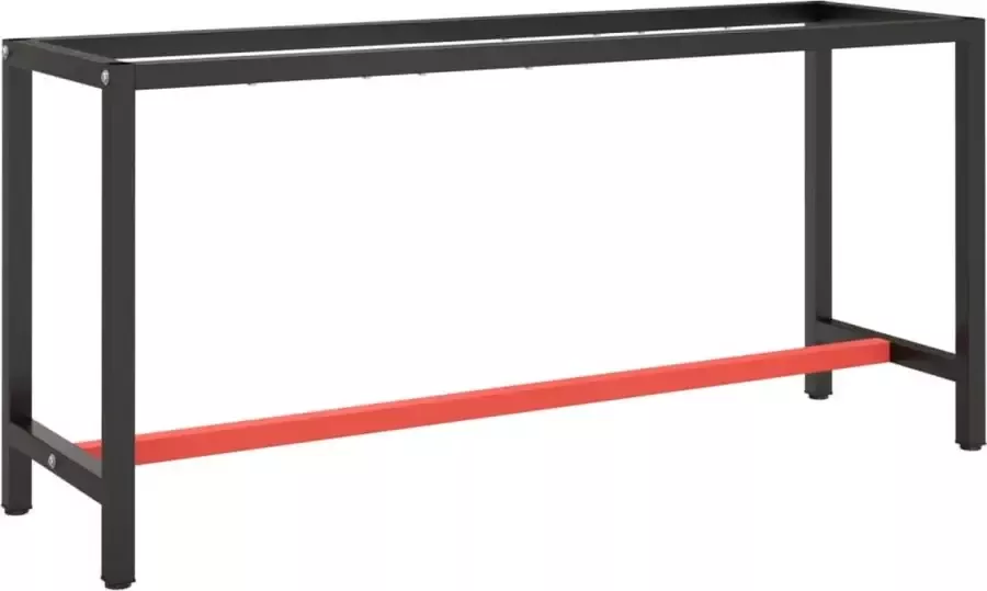 ForYou Prolenta Premium Werkbankframe 170x50x79 cm metaal matzwart en matrood
