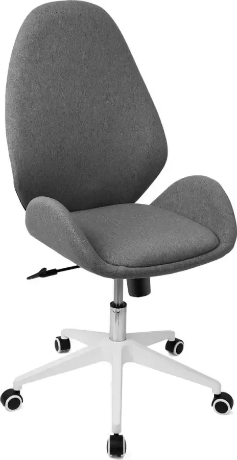 FOXSPORT Ergonomische Bureaustoel Lounge stoel Volwassenen Verstelbaar Barkruk Grijs