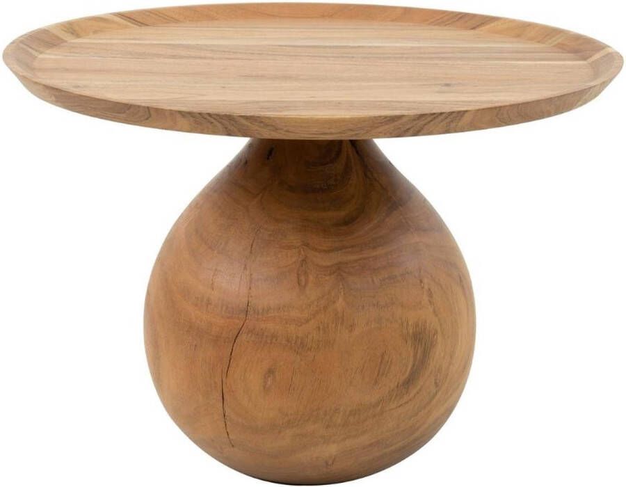 Fraaai Anantoli ronde salontafel Ø60 cm naturel