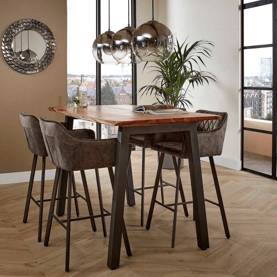 Fraaai Barstoel Victoria Blauw 66 cm (Set van 2) - Foto 2