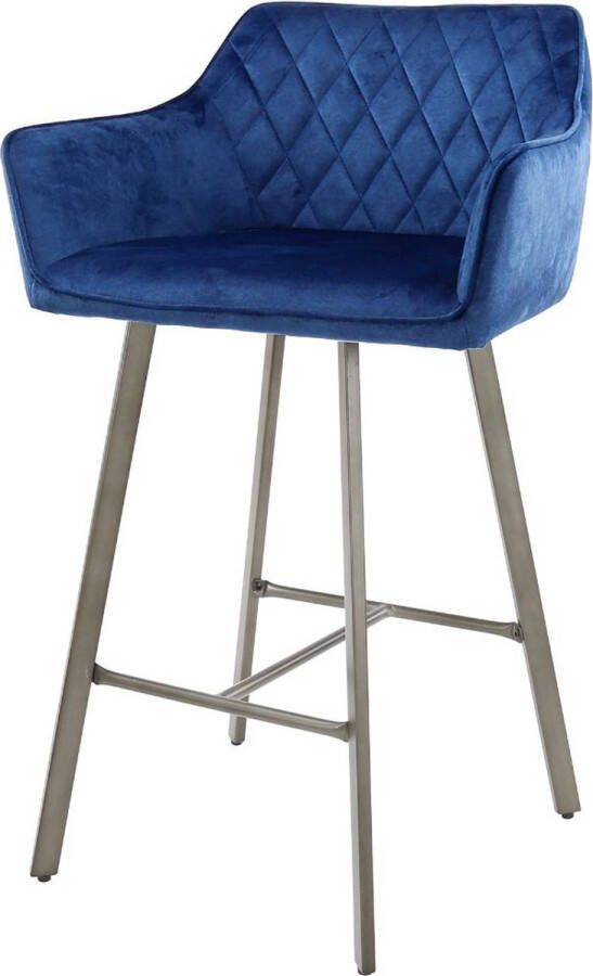 Fraaai Barstoel Victoria Blauw 66 cm (Set van 2)
