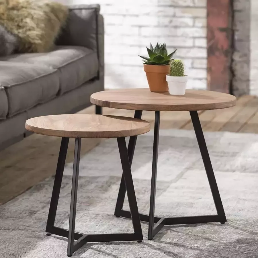 Fraaai Bijzettafel Jord Set van Twee - Foto 2