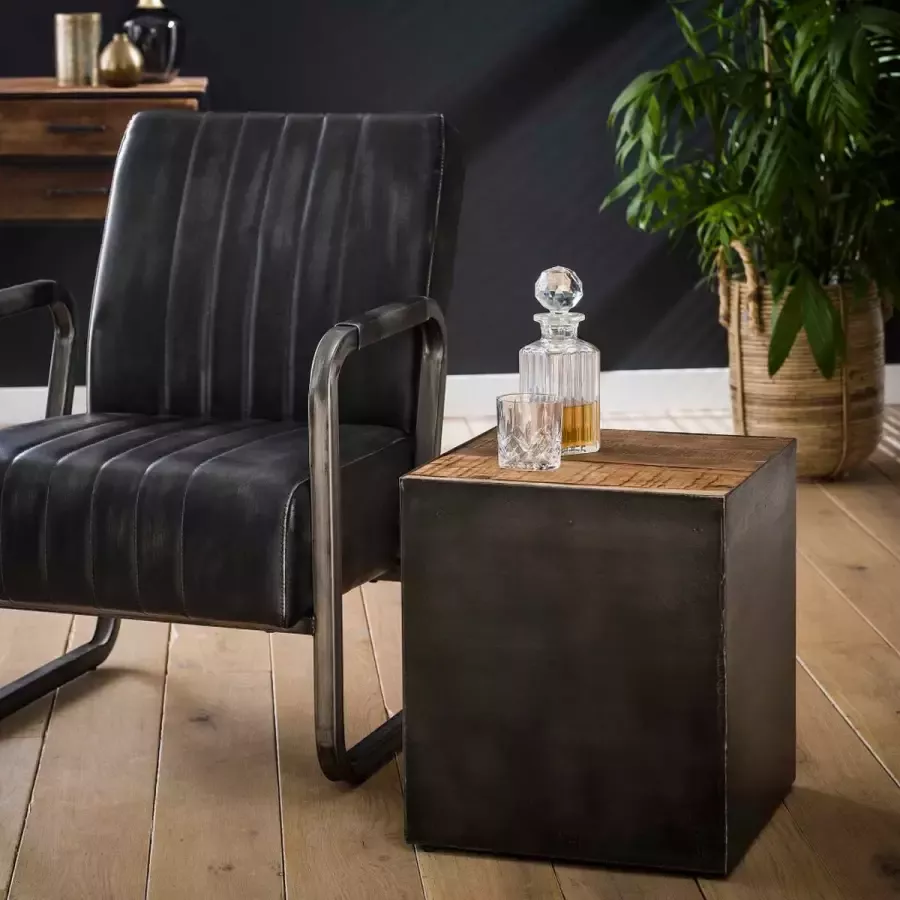 Fraaai Bijzettafel Roger 40x40 cm