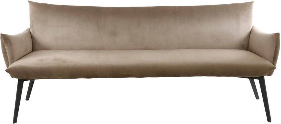 Fraaai Charmaine eetkamerbank 200 cm velvet champagne