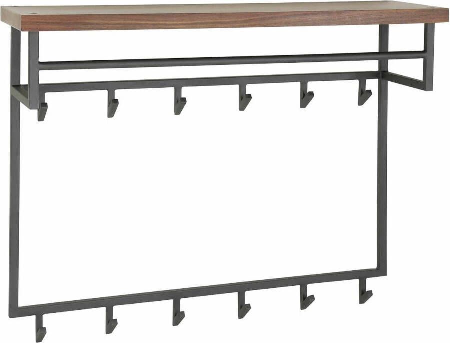 Fraaai Dimitry kapstok met plank en 12 haken - Foto 3