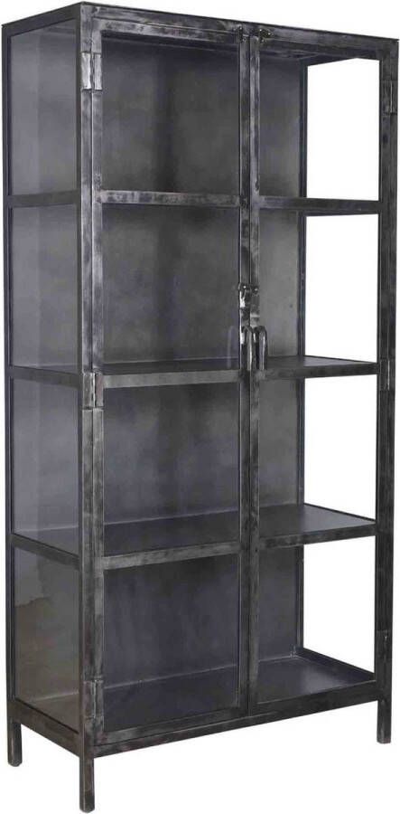 Fraaai Evan vitrinekast metaal 90cm
