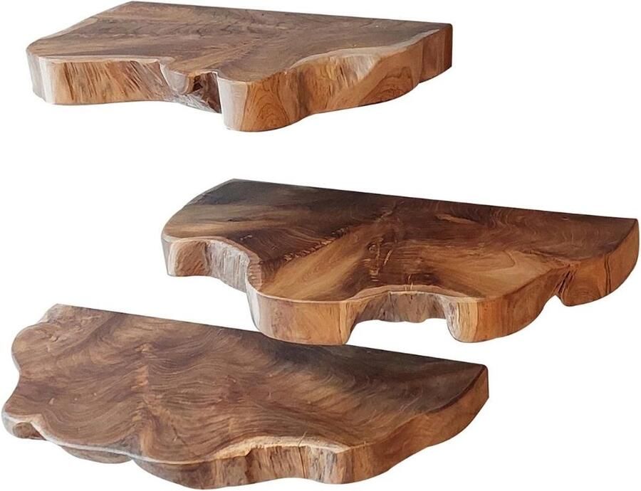 Fraaai Hall wandschap set van 3 naturel