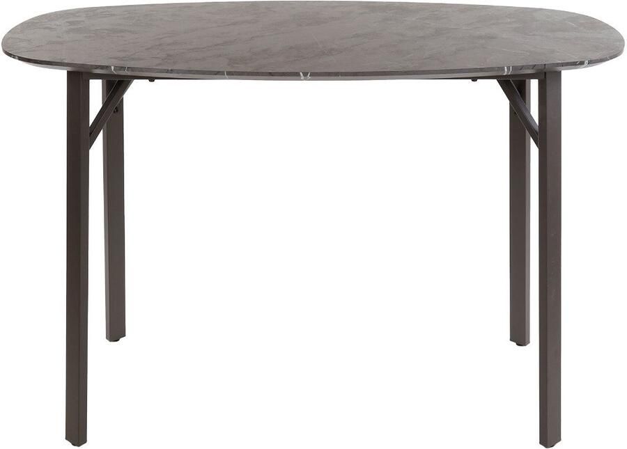 Fraaai Karla bartafel deens ovaal zwart|bruin