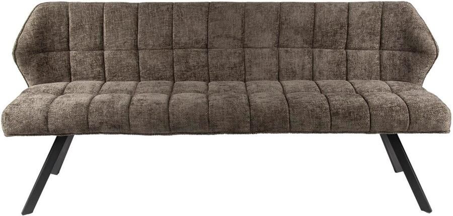 Fraaai Ramon eetkamerbank 180 cm geweven taupe