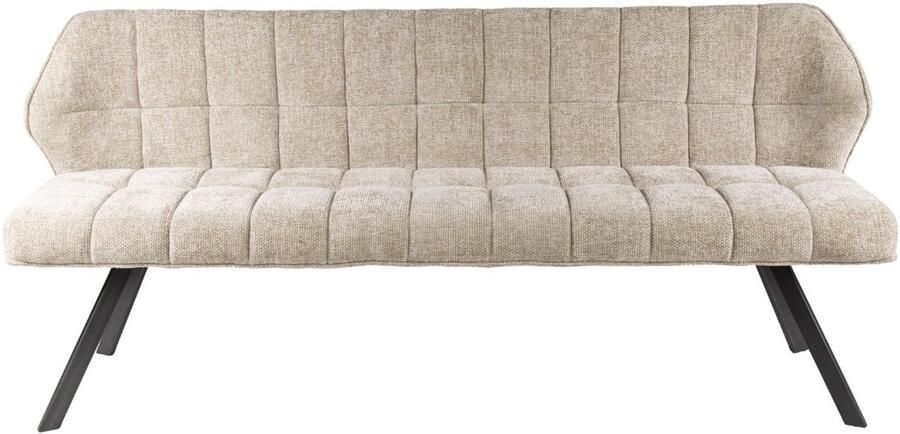 Fraaai Ramon eetkamerbank 180 cm geweven zand