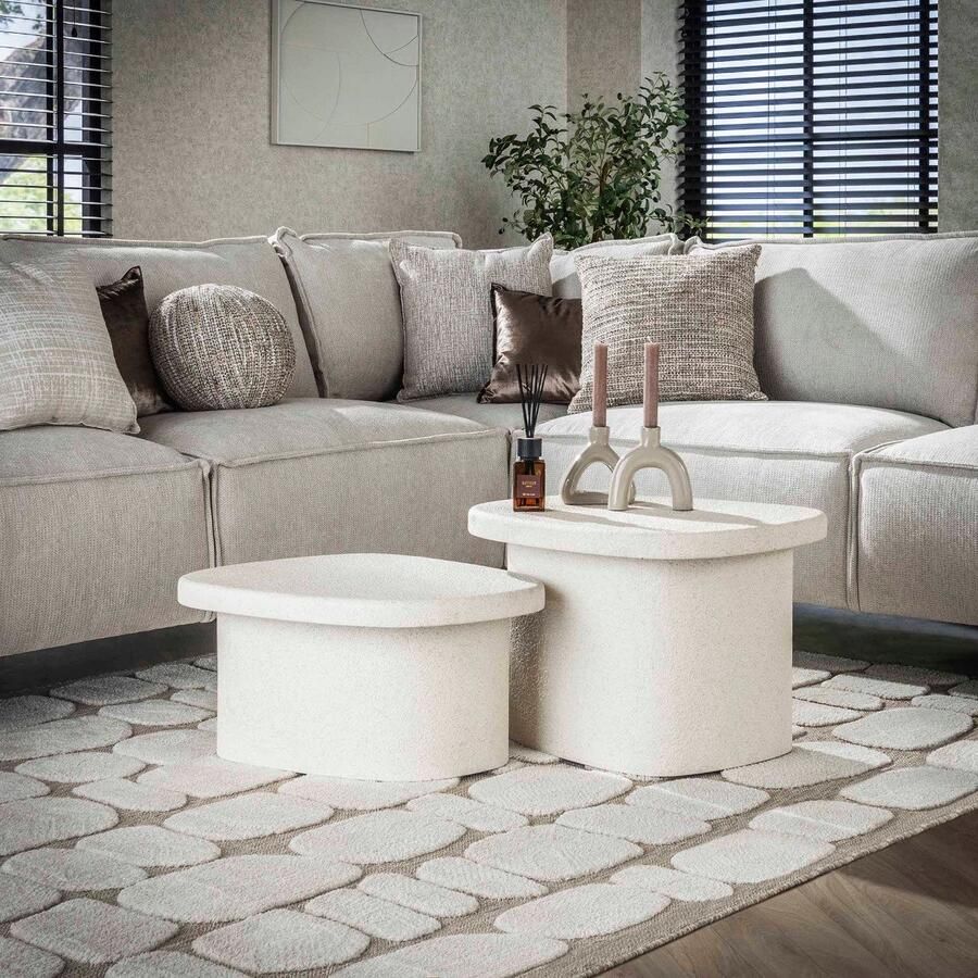 Fraaai Sachiko organische salontafels set van 2 L - Foto 2