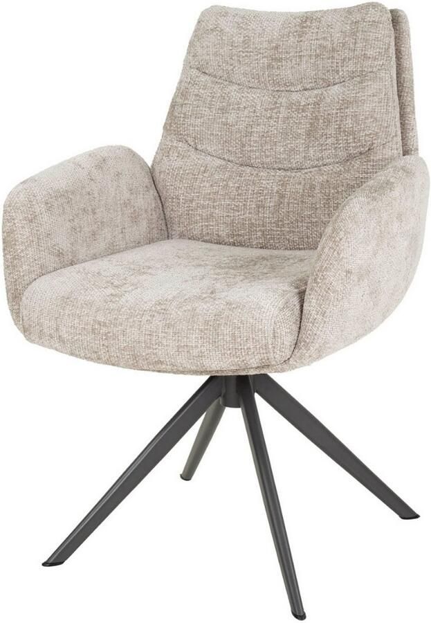 Fraaai Zac armstoel lounge rich zand