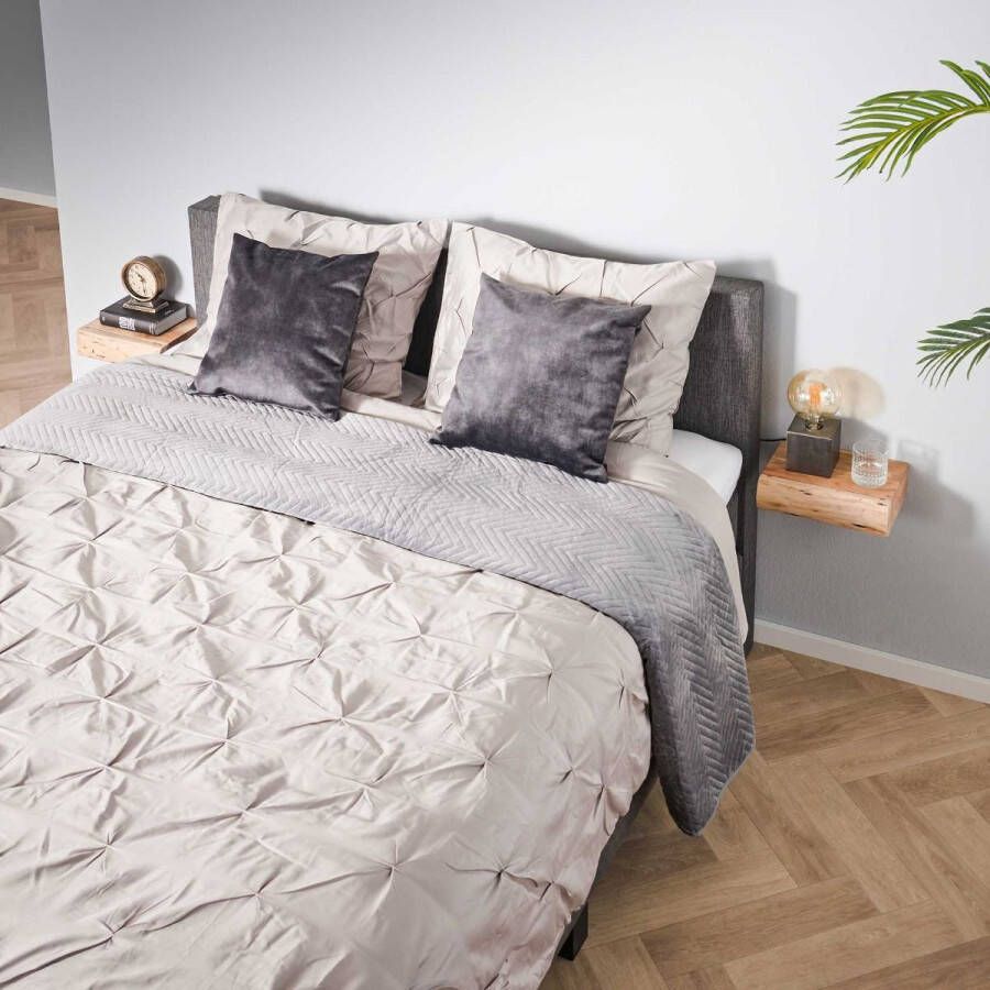 Fraaai Hardy nachtkastje zwevend acacia hout XS | set van 2