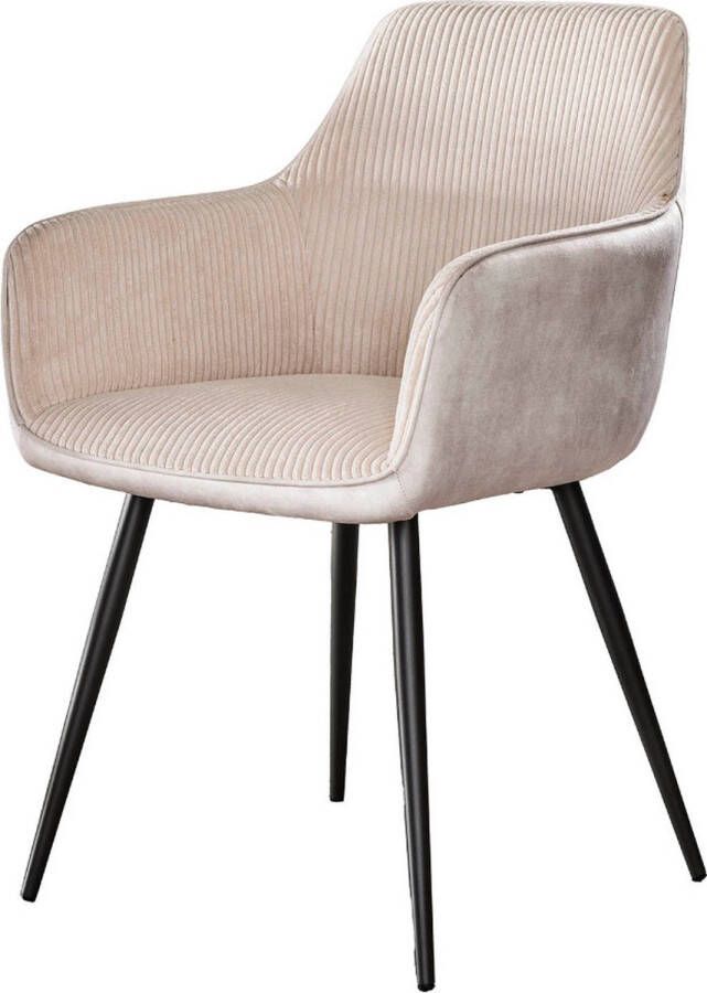 Fraaai Jade armstoel rib ivoor