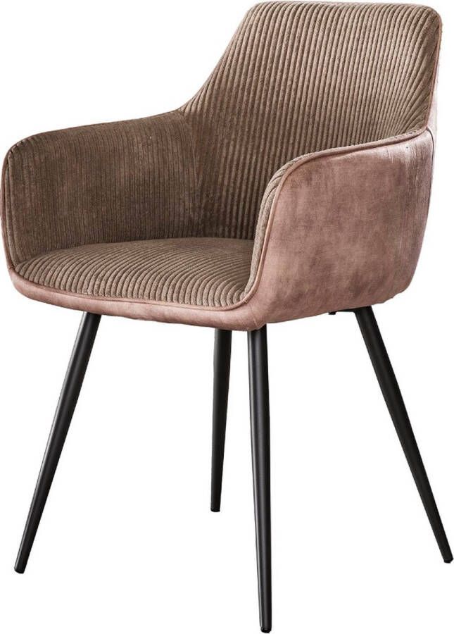 Fraaai Jade armstoel rib zand