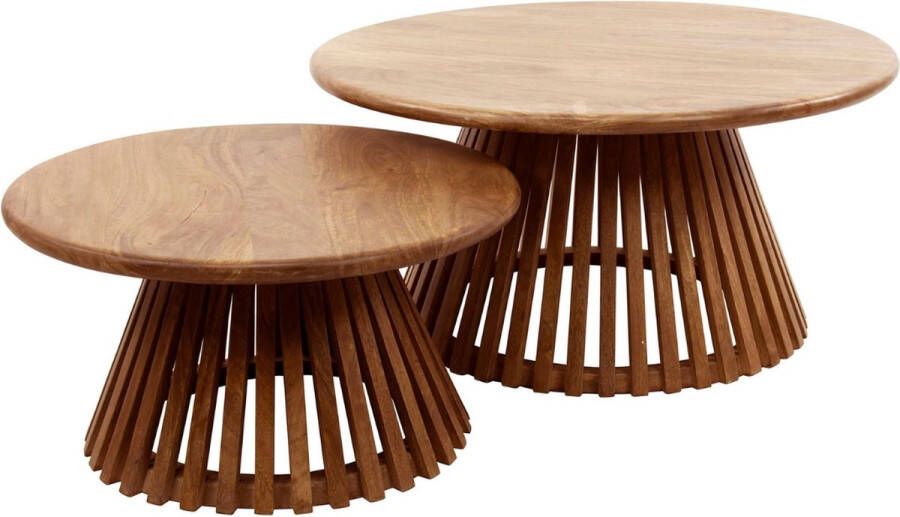 Fraaai Odila ronde salontafels set van 2 - Foto 2