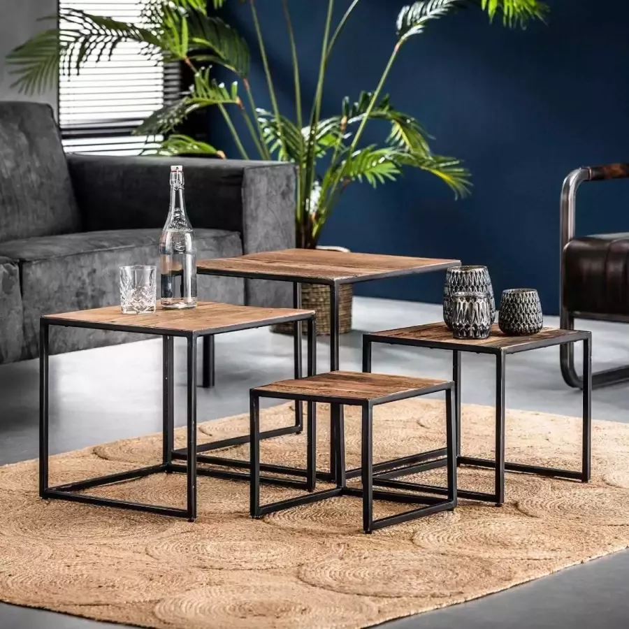 Fraaai Salontafel Florent Set van Vier