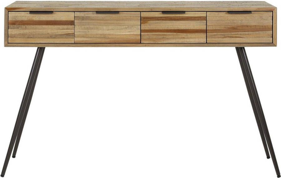 Fraaai Sema haltafel 4 lades teakhout - Foto 2