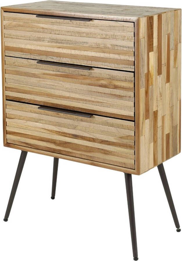 Fraaai Sema ladekast 3 lades teakhout - Foto 2