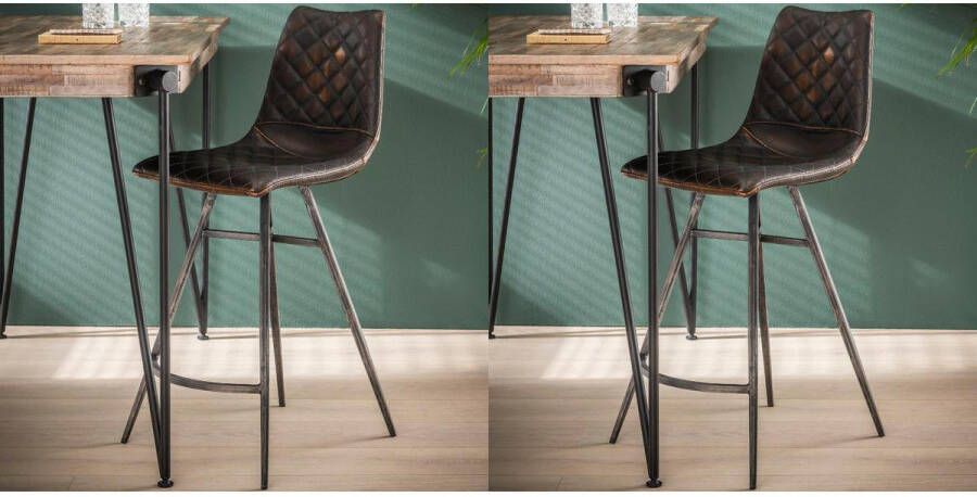 Fraaai Vinz barstoel 65 cm bruin