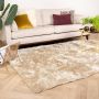 Fraai Hoogpolig vloerkleed Glorious Champagne Creme 280x380cm - Thumbnail 2