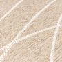 Fraai Modern buitenkleed Porto Lines Creme 135x190cm - Thumbnail 2