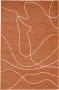 Fraai Modern buitenkleed Porto Lines Terra 135x190cm - Thumbnail 2