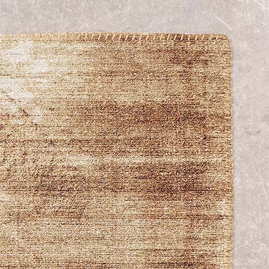 Fraai Modern vloerkleed Strong Goud 140x200cm